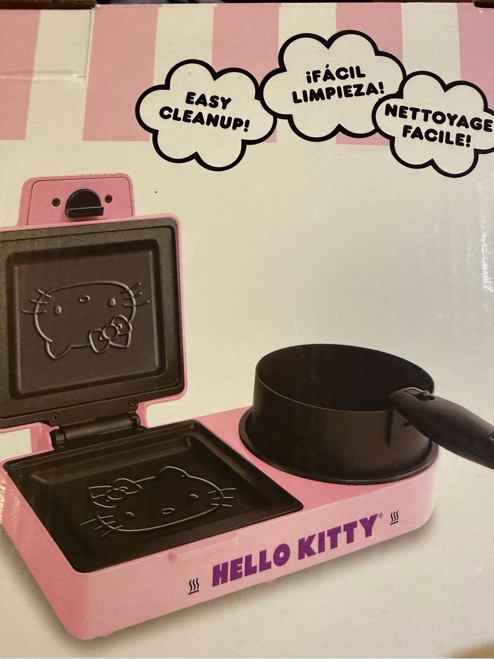 Sanrio Hello Kitty Soup and Sandwich Maker Panini Press Pink - Picture 8 of 12